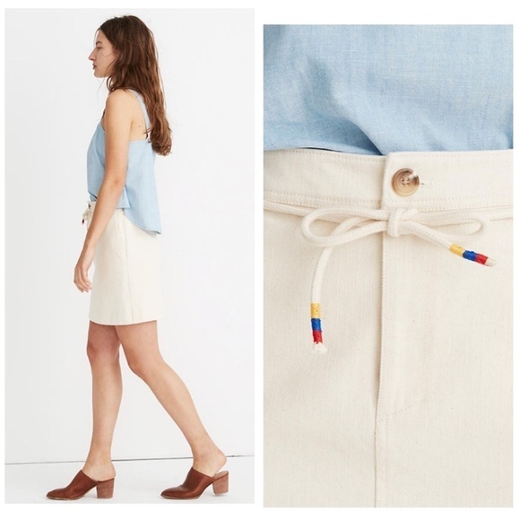 Madewell Capital A-line mini skirt - Picture 2 of 5